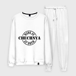 Костюм хлопковый мужской Made in Chechnya, цвет: белый