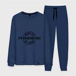 Костюм хлопковый мужской Made in Petersburg, цвет: тёмно-синий