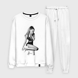 Костюм хлопковый мужской ARIANA GRANDE, цвет: белый