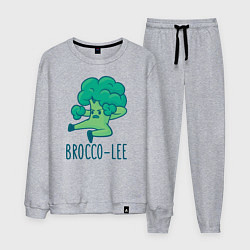 Костюм хлопковый мужской Brocco Lee, цвет: меланж