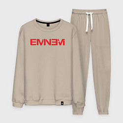 Костюм хлопковый мужской EMINEM, цвет: миндальный