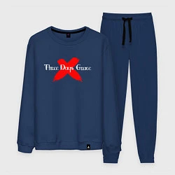 Костюм хлопковый мужской Three Days Grace, цвет: тёмно-синий