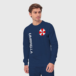 Костюм хлопковый мужской UMBRELLA CORP, цвет: тёмно-синий — фото 2