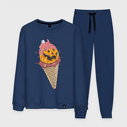 Костюм хлопковый мужской Pumpkin IceCream, цвет: тёмно-синий