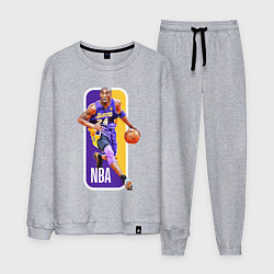 Костюм хлопковый мужской NBA Kobe Bryant, цвет: меланж