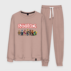 Костюм хлопковый мужской ROBLOX, цвет: пыльно-розовый