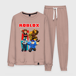 Костюм хлопковый мужской ROBLOX, цвет: пыльно-розовый