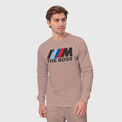 Костюм хлопковый мужской BMW THE BOSS, цвет: пыльно-розовый — фото 2