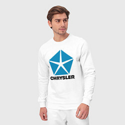 Костюм хлопковый мужской Chrysler, цвет: белый — фото 2