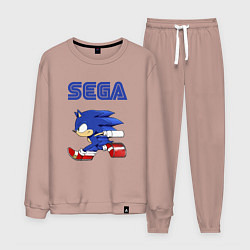 Костюм хлопковый мужской SEGA, цвет: пыльно-розовый