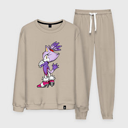 Костюм хлопковый мужской SONIC Кошка Блейз, цвет: миндальный