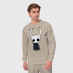 Костюм хлопковый мужской Рыцарь Hollow Knight, цвет: миндальный — фото 2