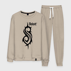 Костюм хлопковый мужской SLIPKNOT, цвет: миндальный