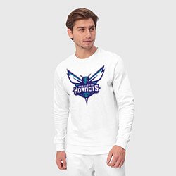 Костюм хлопковый мужской Charlotte Hornets 1, цвет: белый — фото 2