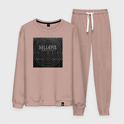 Костюм хлопковый мужской The Killers, цвет: пыльно-розовый