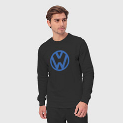Костюм хлопковый мужской Volkswagen, цвет: черный — фото 2