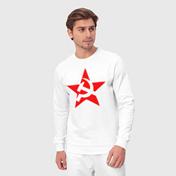 Костюм хлопковый мужской СССР, цвет: белый — фото 2