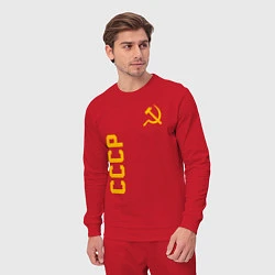 Костюм хлопковый мужской СССР, цвет: красный — фото 2