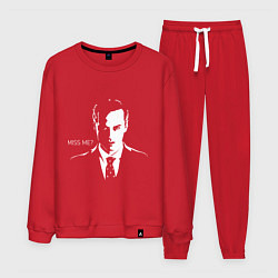 Костюм хлопковый мужской Moriarty: Miss me?, цвет: красный