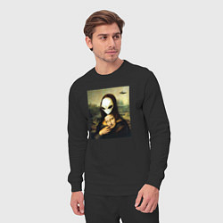 Костюм хлопковый мужской Mona Lisa, цвет: черный — фото 2