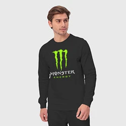 Костюм хлопковый мужской MONSTER ENERGY, цвет: черный — фото 2