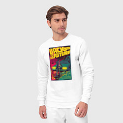 Костюм хлопковый мужской Back to the Future, цвет: белый — фото 2