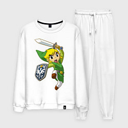 Костюм хлопковый мужской The Legend of Zelda, цвет: белый