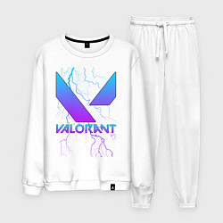 Костюм хлопковый мужской VALORANT, цвет: белый