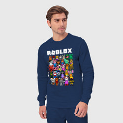 Костюм хлопковый мужской ROBLOX PIGGY, цвет: тёмно-синий — фото 2