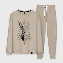 Мужской костюм Polygonal deer