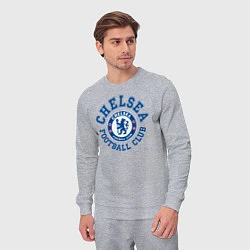 Костюм хлопковый мужской Chelsea FC, цвет: меланж — фото 2