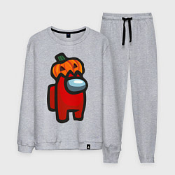 Костюм хлопковый мужской HALLOWEEN IS AMONG US, цвет: меланж