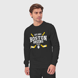 Костюм хлопковый мужской Бостон Брюинз, цвет: черный — фото 2