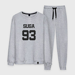 Костюм хлопковый мужской BTS - Suga 93, цвет: меланж