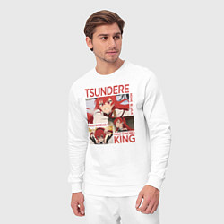 Костюм хлопковый мужской Tsundere, цвет: белый — фото 2