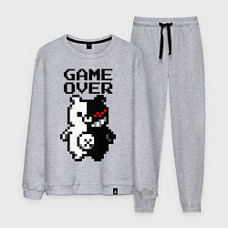 Костюм хлопковый мужской MONOKUMA GAME OVER, цвет: меланж