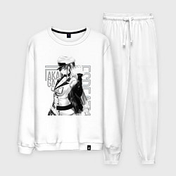 Костюм хлопковый мужской Эсдэт, цвет: белый