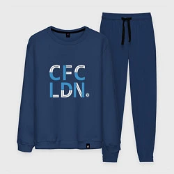 Костюм хлопковый мужской FC Chelsea CFC London 202122, цвет: тёмно-синий