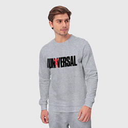 Костюм хлопковый мужской ANIMAL UNIVERSAL ЭНИМАЛ, цвет: меланж — фото 2