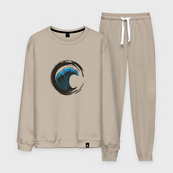 Мужской костюм Enso Great Wave off Kanagawa