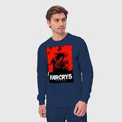 Костюм хлопковый мужской FARCRY ФАРКРАЙ, цвет: тёмно-синий — фото 2