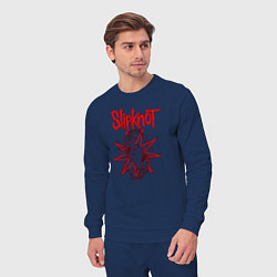 Костюм хлопковый мужской Slipknot Slip Goats Art, цвет: тёмно-синий — фото 2