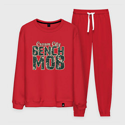 Костюм хлопковый мужской Milwaukee Bench Mob, цвет: красный