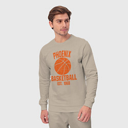 Костюм хлопковый мужской Phoenix Basketball, цвет: миндальный — фото 2