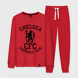Костюм хлопковый мужской Chelsea CFC, цвет: красный
