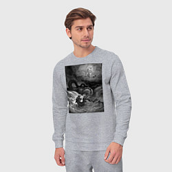 Костюм хлопковый мужской Левиафан морское чудовище Leviathan, цвет: меланж — фото 2