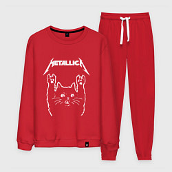 Костюм хлопковый мужской METALLICA МЕТАЛЛИКА, цвет: красный
