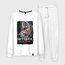 Костюм хлопковый мужской ВЕДЬМАК WITCHER Z, цвет: белый