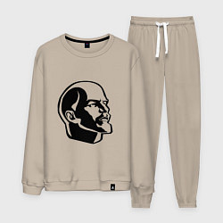 Костюм хлопковый мужской Ленин Владимир Ильич, цвет: миндальный