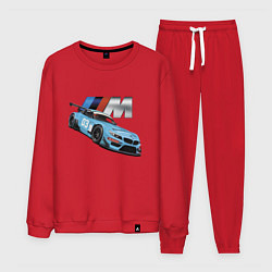 Костюм хлопковый мужской BMW M Performance Motorsport, цвет: красный